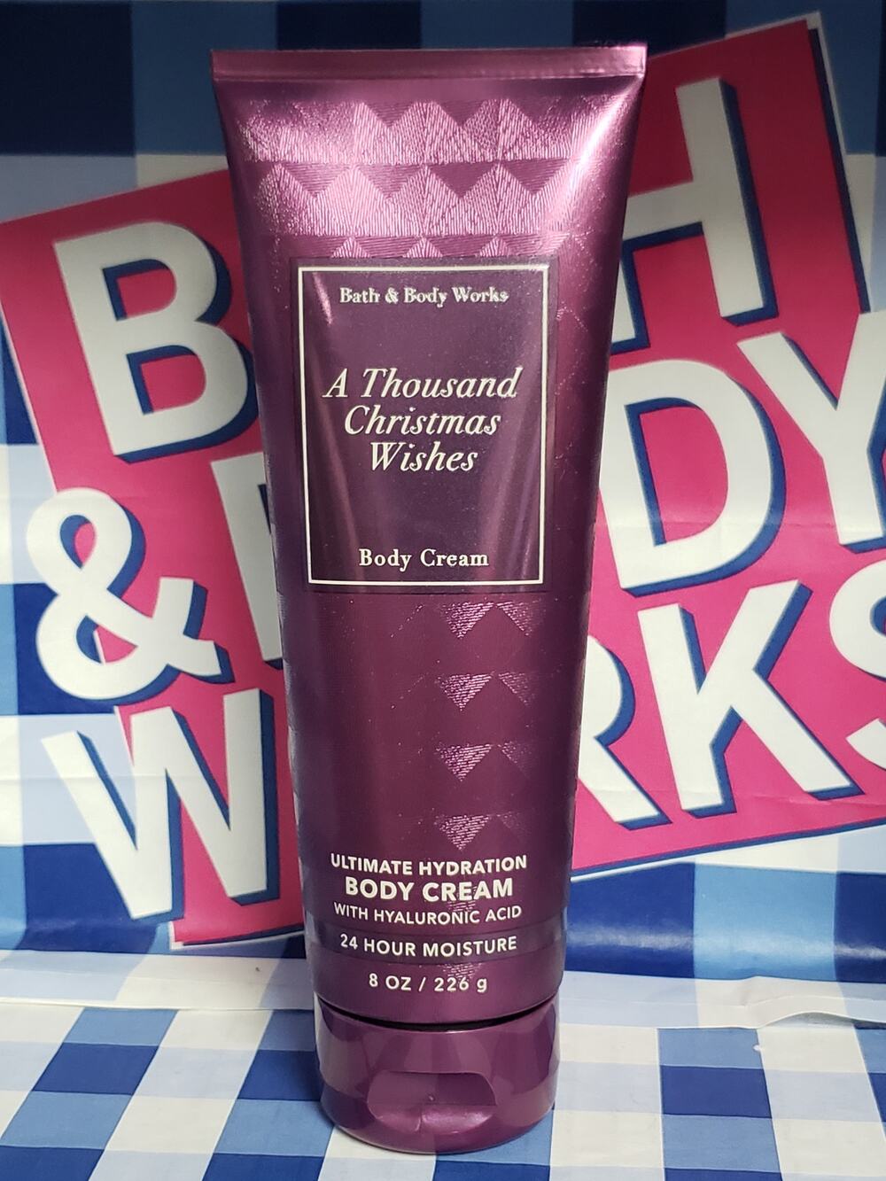 BBW A Thousand Christmas Wishes Ultimate Hydration Body Cream 8 oz